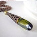 SALE Cubic Zirconia Pendant Necklace, Olive Green Teardrop, Antiqued Copper, Black Friday Etsy, Cyber Monday Etsy, Free Shipping Etsy