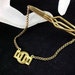 Geometric Modernist Dangle Tie Clasp - Circa 1930's