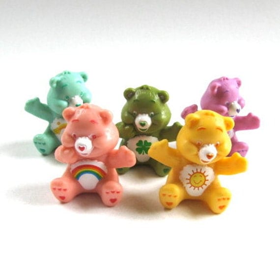 care bear figurine set