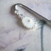 faith as small as a mustard seed - small silver decorative bookmark with silver resin mustard seed charm