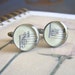 vintage hymnal music treble clef and bass clef pair of antique bronze resin cuff links cufflinks