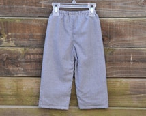 boys gingham pants