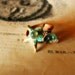 Sea Star ring aged patina upcycled vintage