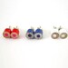 reserved for Teresa, 4 pairs of color pencil earring studs