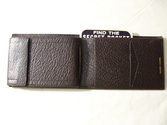 vintage Wallet Cash Stash Billfold Secret Pocket by VintageTwenty