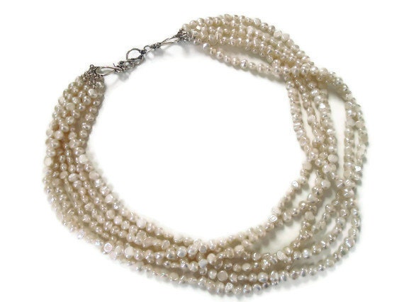 Freshwater Pearl Necklace Multi Strand