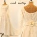 Reserved 50's Wedding Dress XS / Bianchi Beaded Princess Wedding Dress