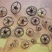 Vintage Antique Watch parts brass gears- Steampunk - Scrapbooking k73