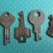 Vintage old keys- Steampunk - Altered art t6
