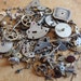 Vintage WATCH PARTS gears - Steampunk parts - l98 Listing is for all the watch parts seen in photos