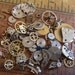 Vintage WATCH PARTS gears - Steampunk parts - u3 Listing is for all the watch parts seen in photos