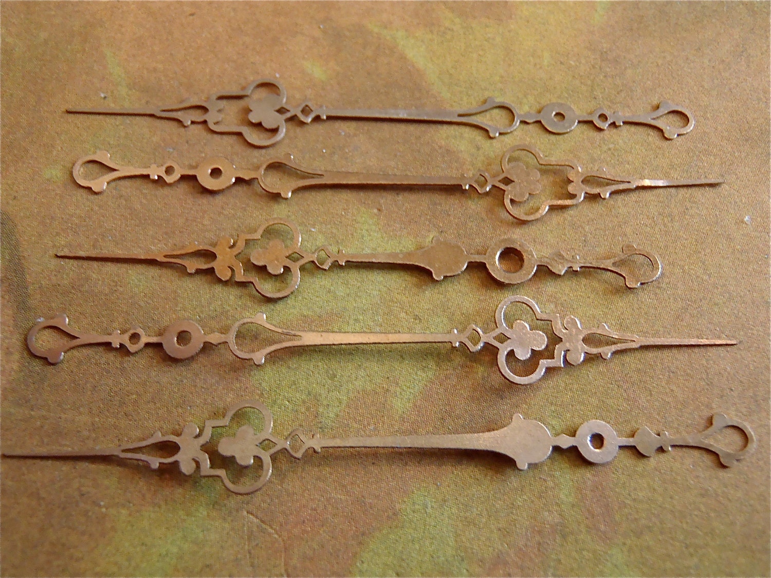 Vintage Antique Watch parts fancy Clock Hands by steampunkjunk