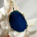 Agate Necklace, Agate Pendant, Blue Agate Necklace