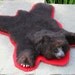 Artist Bear Skin Rug Alpaca plush Sculpt head and Paws