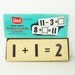 Vintage Flash Cards Math Ideal Addition Subtraction Educational 1963 School Supply PeachyChicBoutique on Etsy