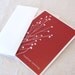 personalized note cards -botanical dainty flowers (8) CHOOSE color