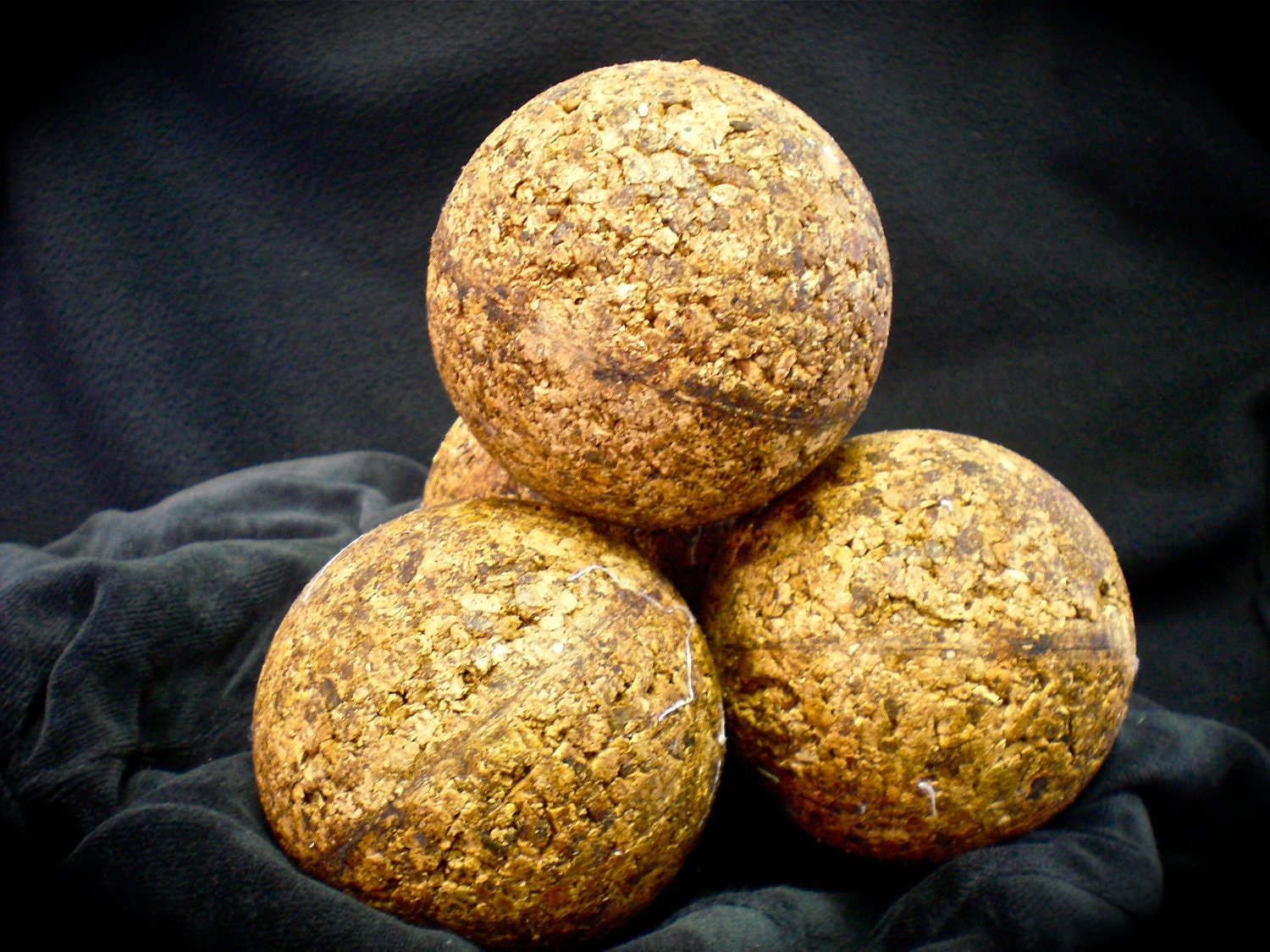 Large Cork Craft Balls Half Dozen