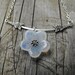 White blossom necklace