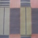 Vintage Japanese WOOL Kimono fabric panel - Blue-Gray with with Pastel Rectangles - 56 inches
