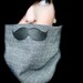 Mustache Clothing - Mustache Scarf in Black and White
