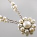 Edwardian Baroque and Mabe Pearl Sterling Silver Pendant Necklace