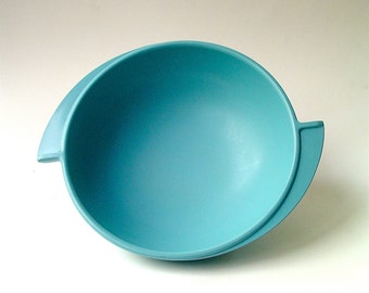 vintage Melmac Aqua Blue Boontonware Bowl