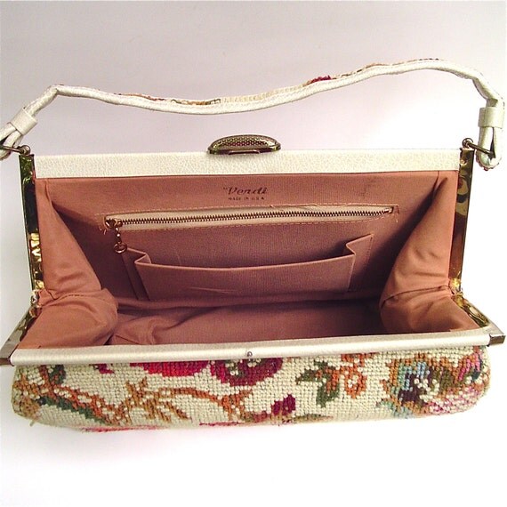 vintage Floral Carpet Bag