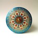 vintage Ornate Floral Decorative Tin Container