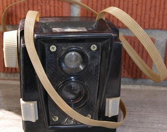 Vintage Sears Tower NO. 1 Box Camera USA with Flash Attachment