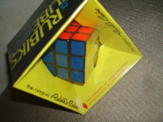 Vintage RUBIK´S CUBE 4x4 Black Shirt LARGE Vi...+crccases.com