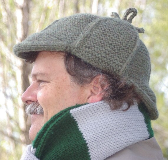 Elementary Deerstalker Knitting Pattern PDF Knit in one