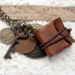 ON SALE - Old, Found & Folded - Miniature Wearable Book