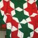Christmas Afghan in a Star Pattern
