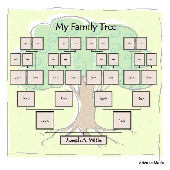 Family Tree- Digital Download Template