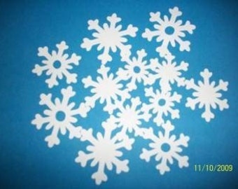 Snowflake die cuts- set of 12