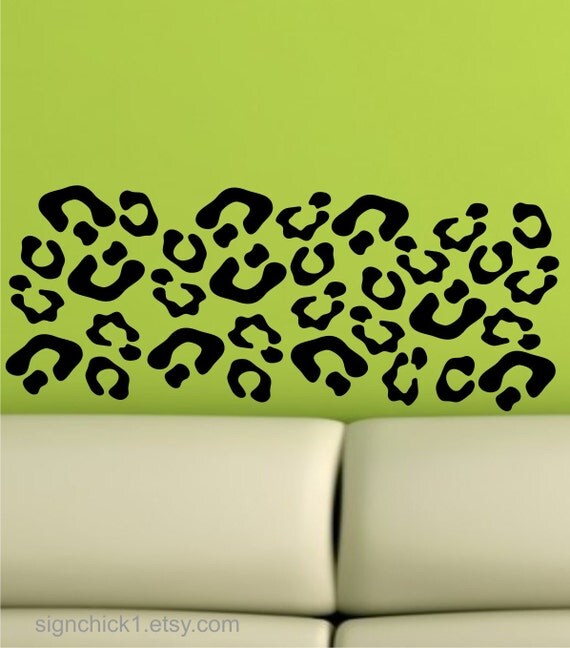 Animal Print wall decals LARGER SIZE Leopard Spot - Outline Only - set ... Animal Print wall decals LARGER SIZE Leopard Spot - Outline Only - set ...