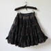 1950s Crinoline / 50s Crinoline Petticoat / Black
