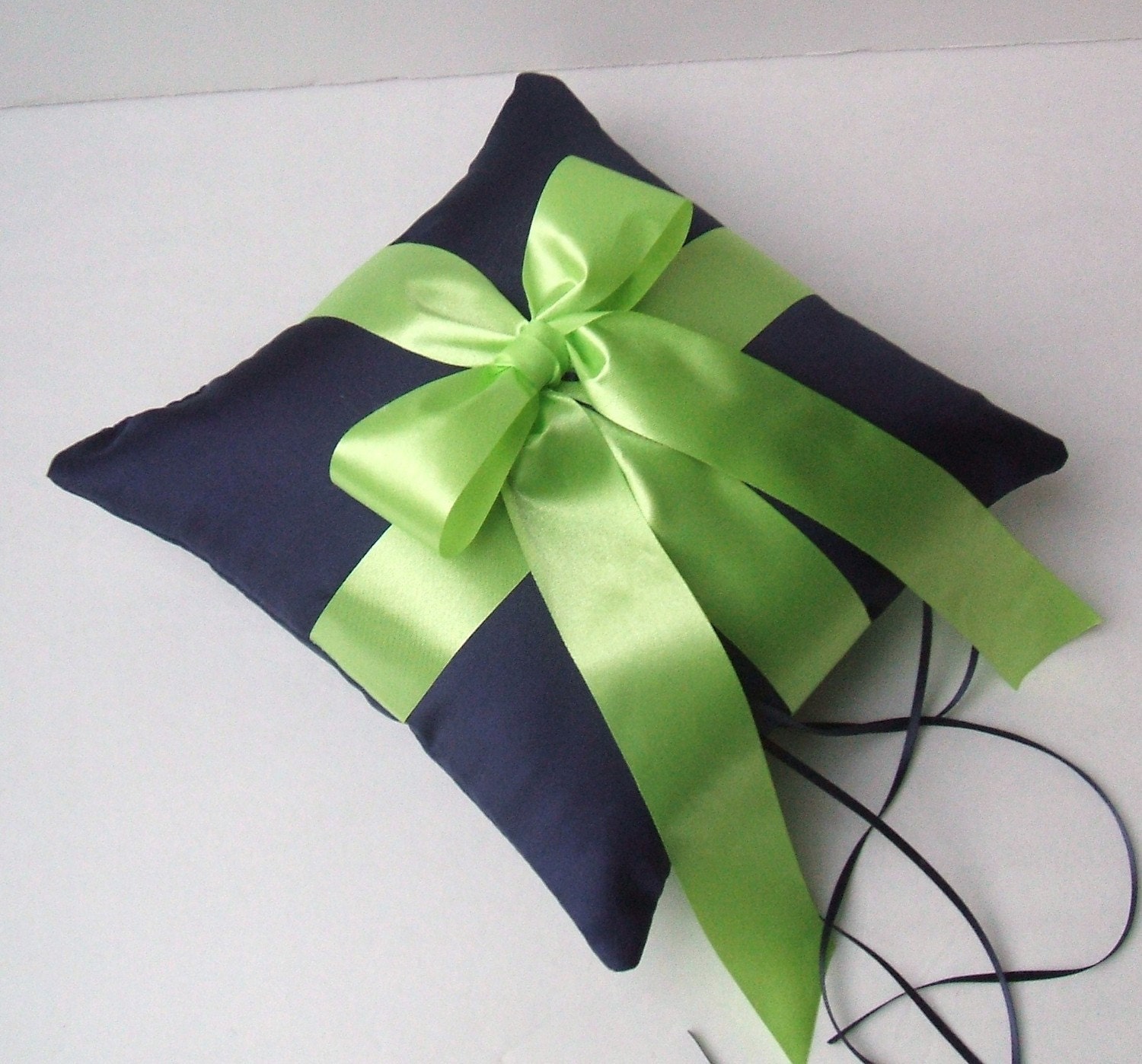 Romantic Satin Ring Bearer Pillow...You Choose the