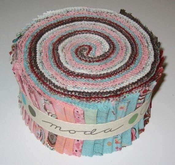 Blush by Basic Grey for Moda Fabrics Jelly Roll Pre Cut