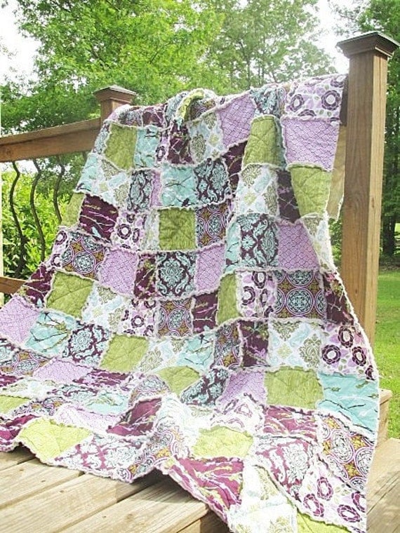 2 Twin Size Rag quilts with rush by Sept 28. RESERVED for ANN