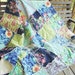 Lap Quilt, Throw, Rag, Love, navy blue green, ALL NATURAL, fresh modern handmade