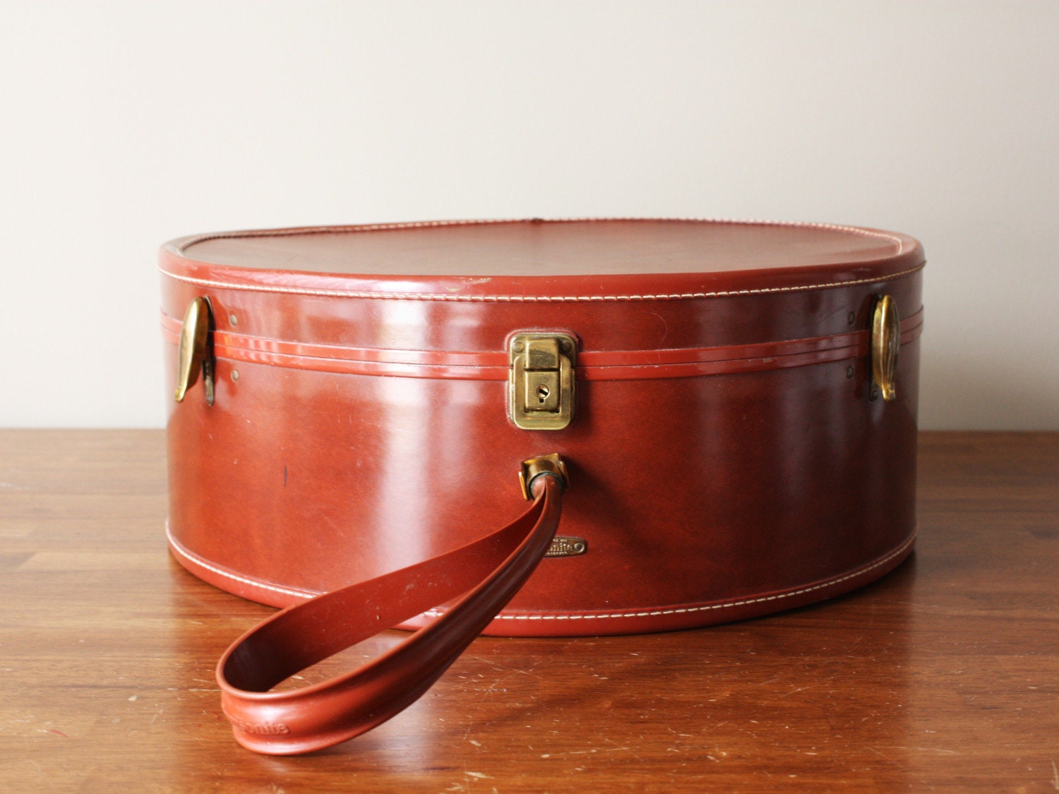 Vintage Round Samsonite Hat Box