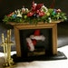 Grinch Christmas Holiday Fireplace dollhouse by MidnightsDreams