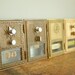 Vintage 1960s Post Office Box Door .. Grecian .. Small