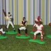 Take Me Out To The Ball Game Base Ball Team Cake Topper (6 pcs.) 30% Off