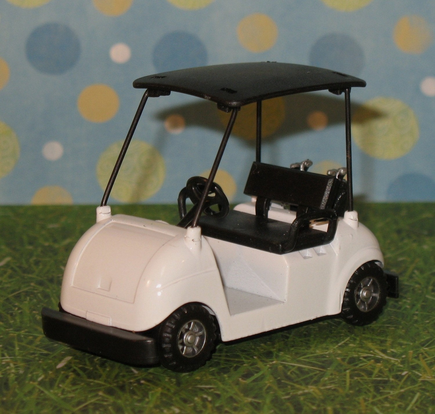 Golf Cart Cake Topper Diecast Golf Cart Cake Decoration