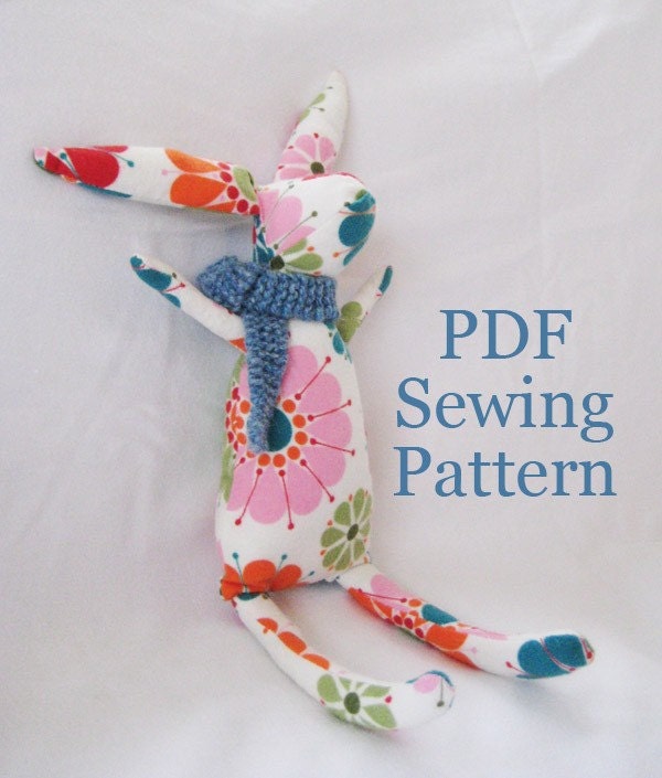 vintage bunny sewing pattern