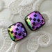 Dichroic Glass Earrings, Post Earrings, Stud Earrings, Fused Glass, Dichroic Earrings X1278