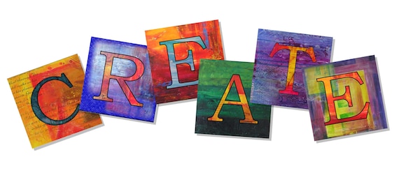 Items similar to Word art - Create with fine art prints ...