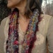 she's an old soul - rustic handknit scarf of beautiful softness from the forest